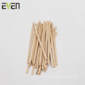 High quality 140 mm cheap wooden coffee stirrers with round end